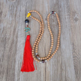 OM Tassels Pendant Necklace Handmade Tibetan Buddhism